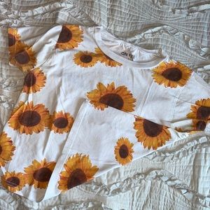 SUN FLOWER CROP TOP